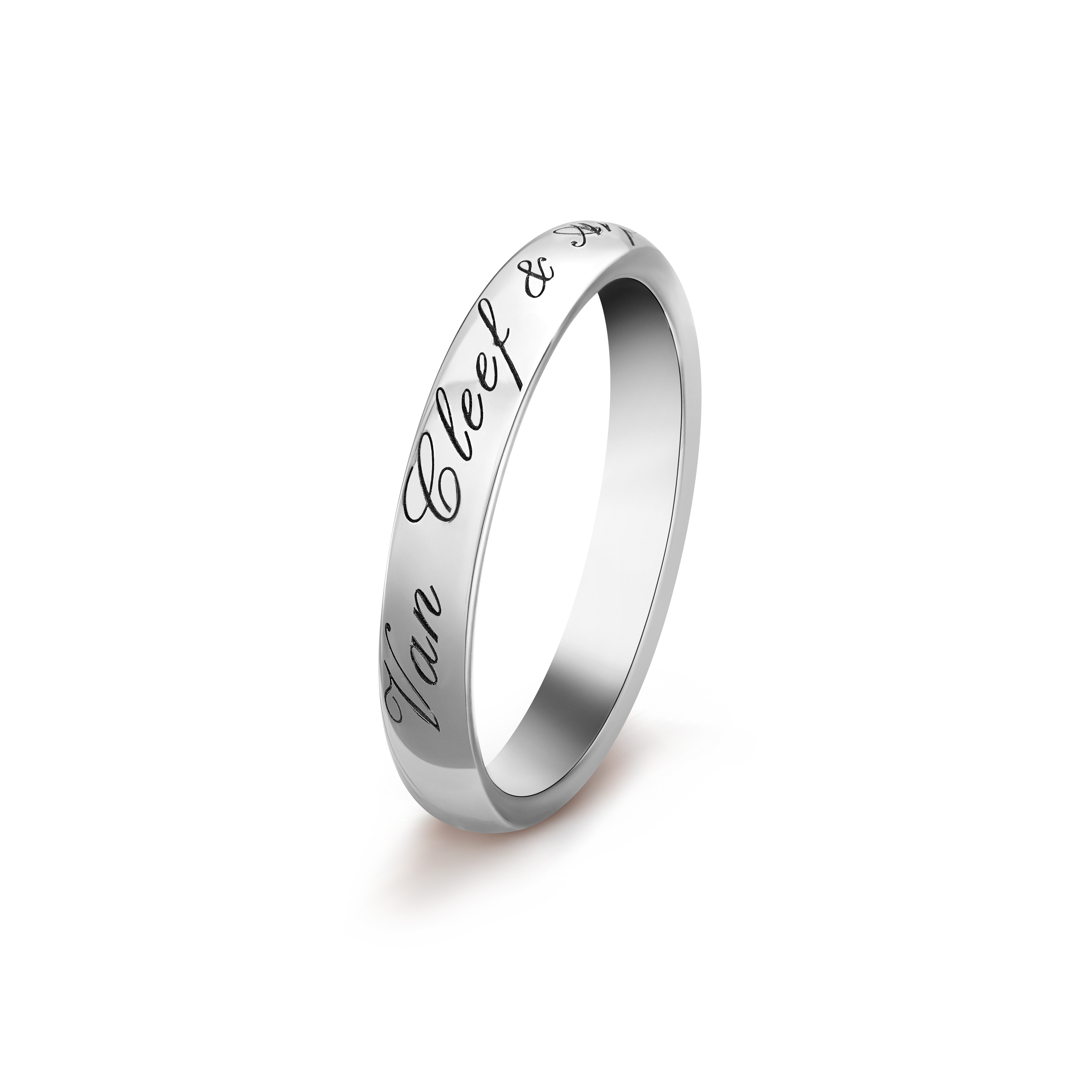 

Обручальное кольцо Van Cleef & Arpels Tendrement Signature, платина