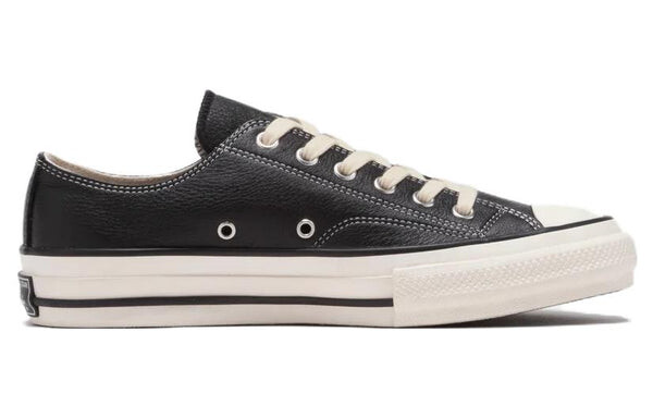 Кроссовки chuck taylor leather ox 'black' Converse, черный — фото 2