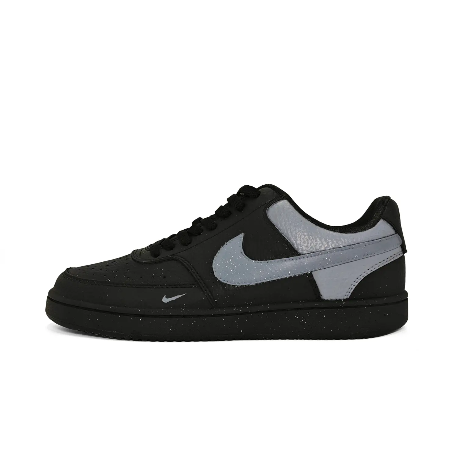 

Кеды, обувь для скейтбординга Court Vision Unisex Low-Go Black Grey Nike