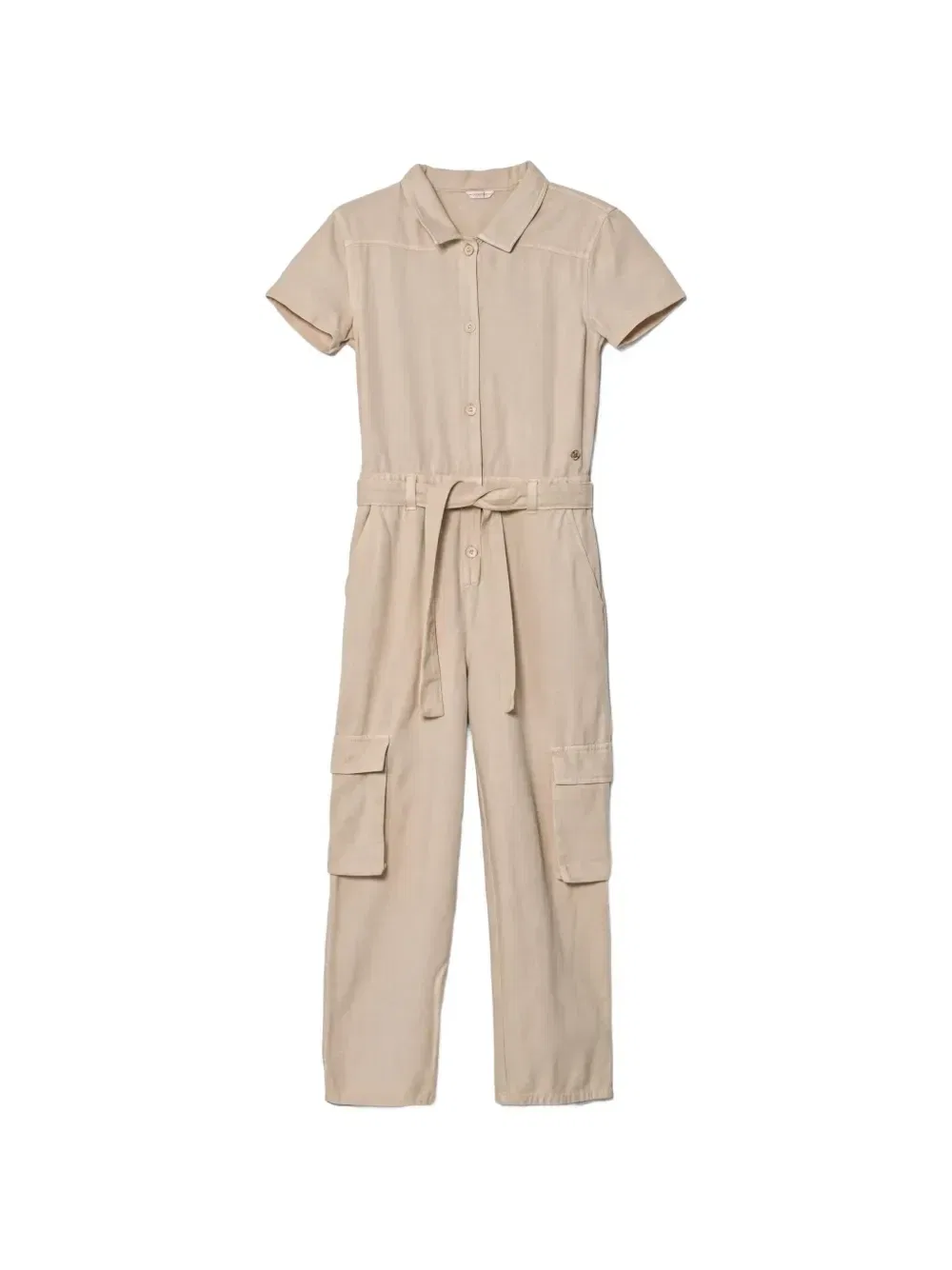 Комбинезон с деталью в виде логотипа Guess kids, бежевый