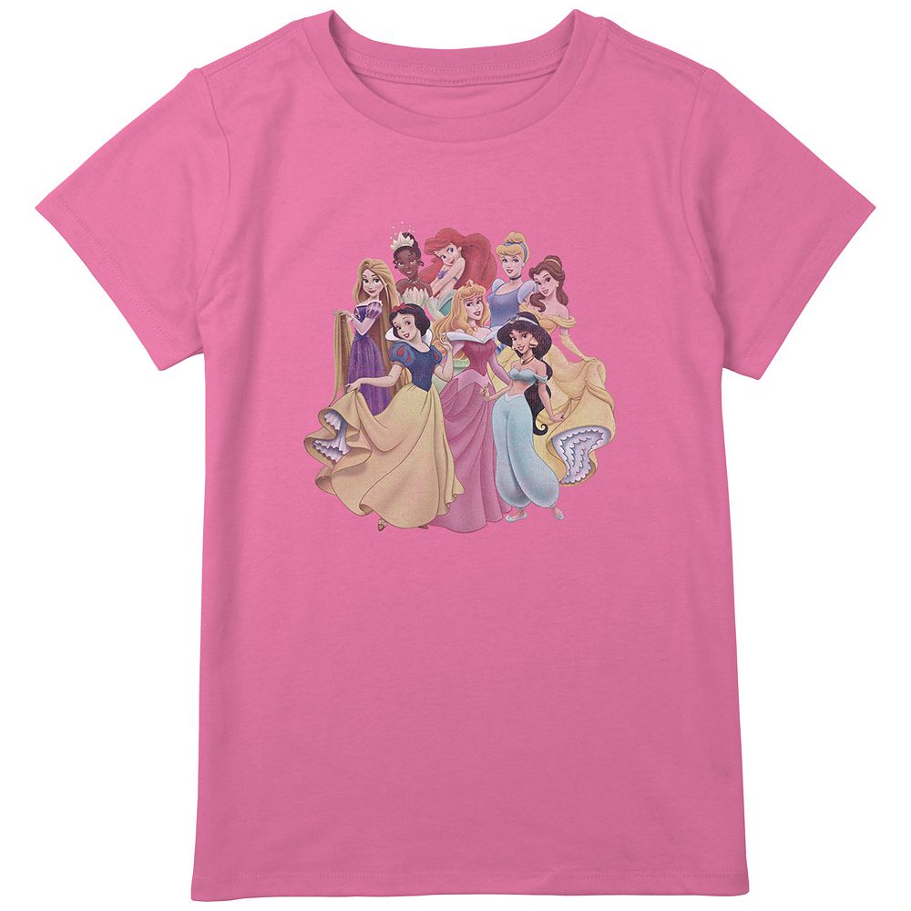 

Футболка с рисунком Disney's Princesses Club для девочек плюс, розовый