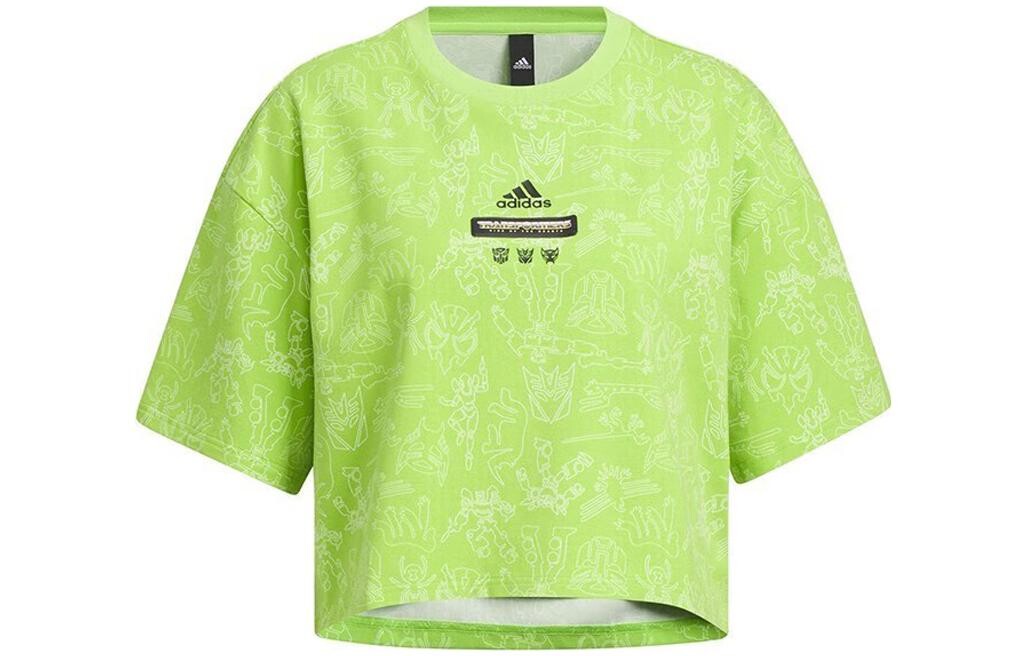 

Футболка с логотипом X Transformers Co-branded Series, женская, желтая Adidas