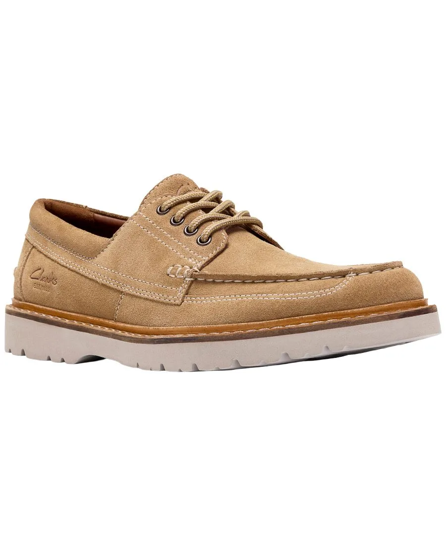 Clarks Мужские мокасины Weltridge на шнуровке