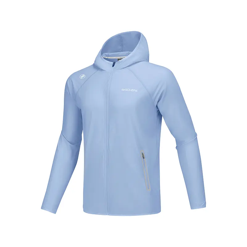

Skechers Мужская куртка матовая светло-голубая, Matte Light Blue-05CA