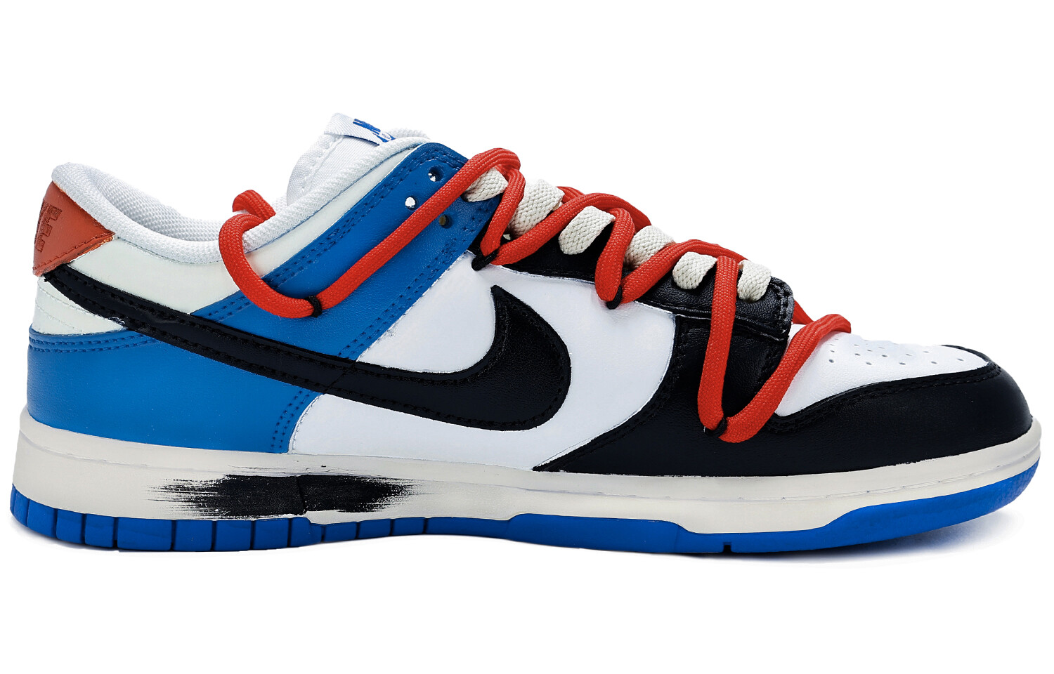 

Кроссовки Nike Dunk Skateboarding Shoes Women's Low-top Blue/White/Black, синий