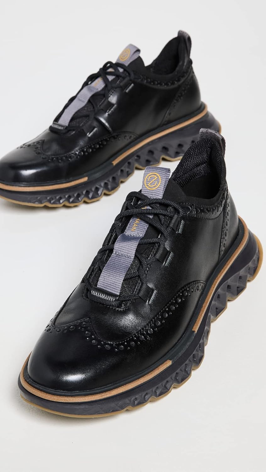 Мужские кроссовки Cole Haan 5.Zerogrand с крыльями, черный/розовый — фото 3