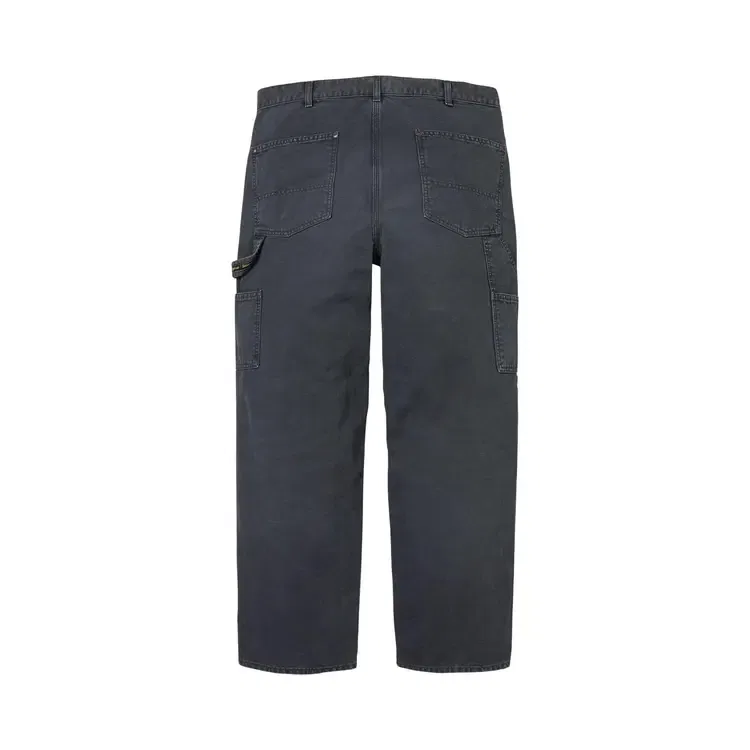 Брюки Supreme Worn Double Knee Painter Pant, черный — фото 2
