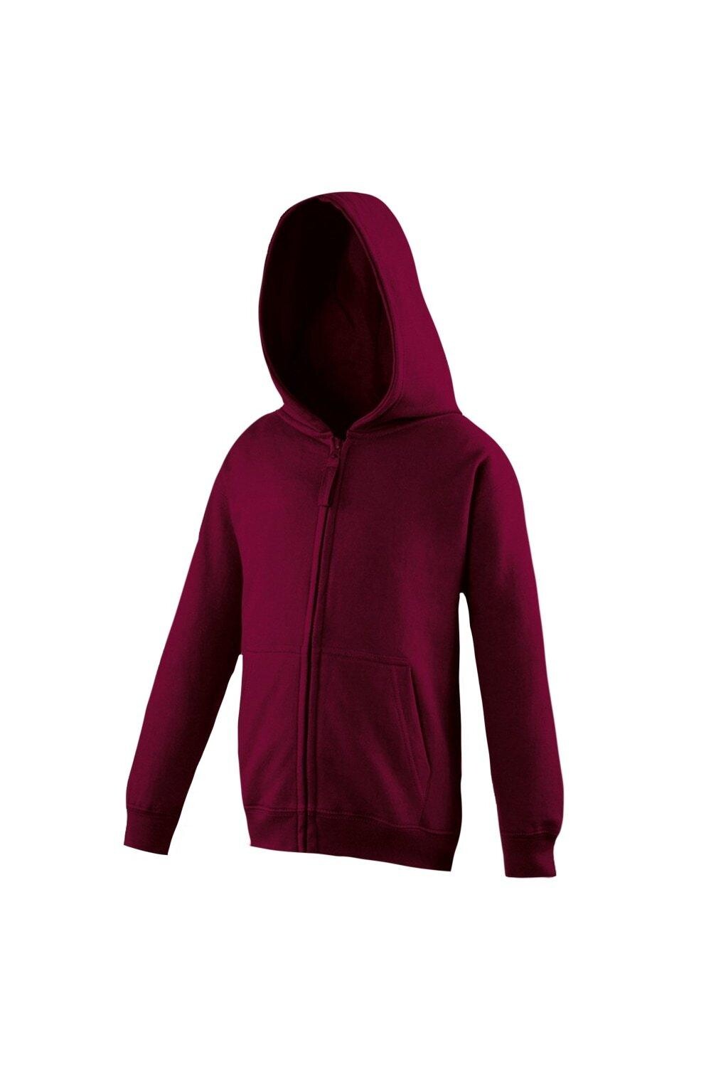

Толстовка с капюшоном Hoodie Zoodie AWDis, красный