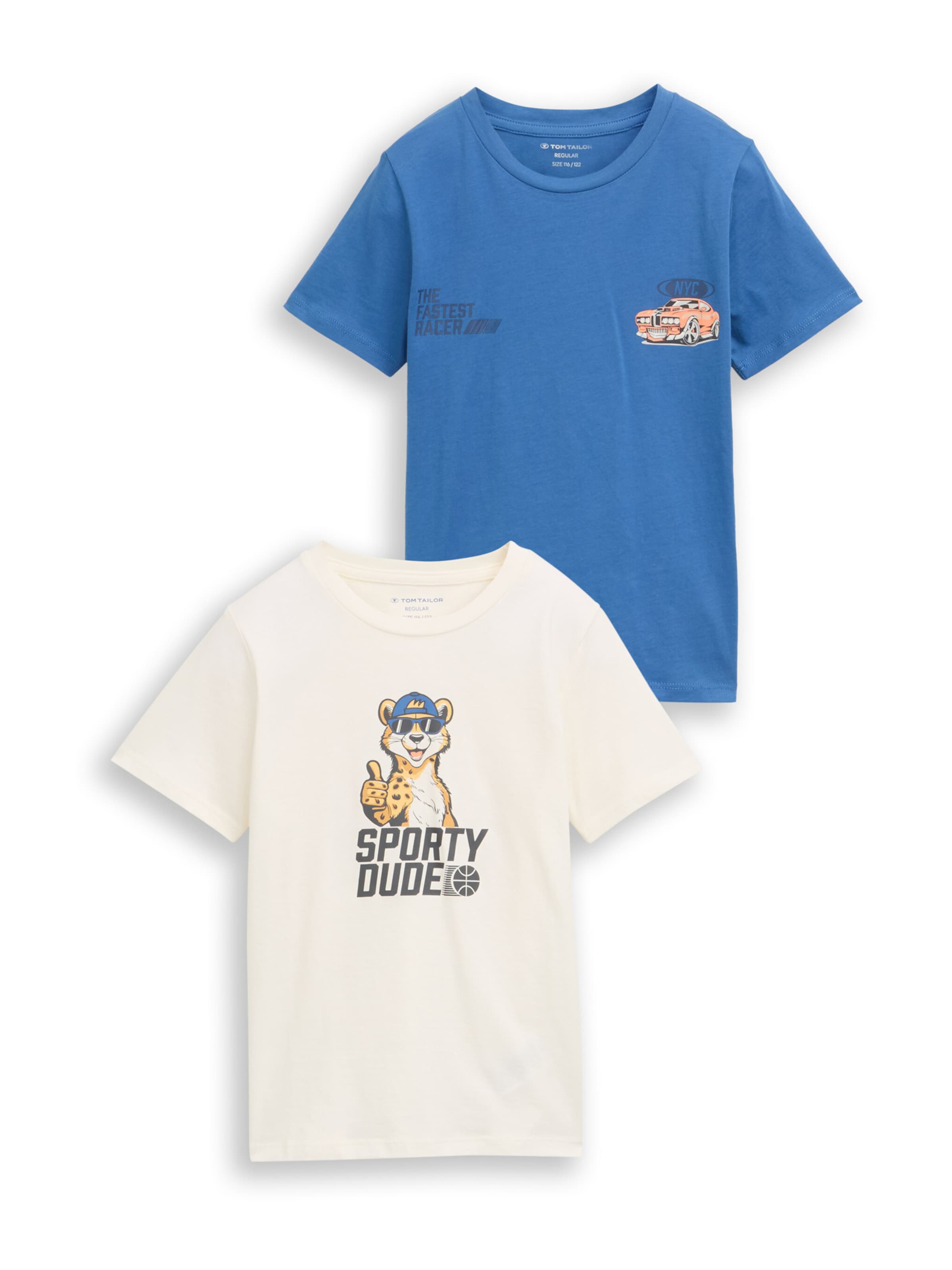 

TOM TAILOR Футболка в сине-белую полоску