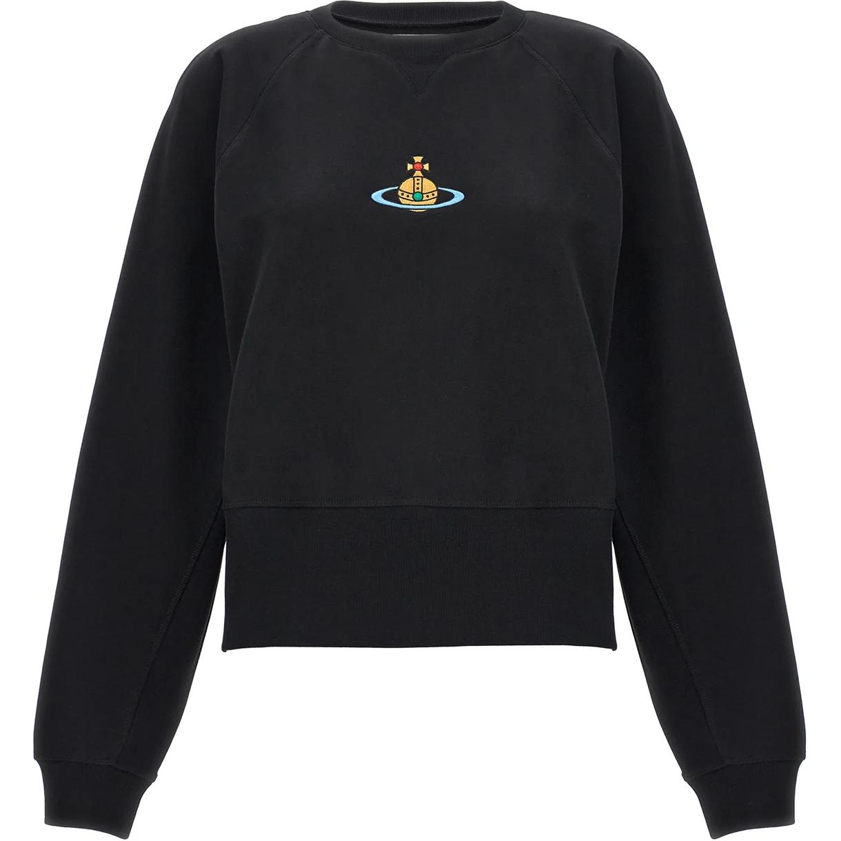 

Свитшот с вышивкой Orb Vivienne Westwood, черный