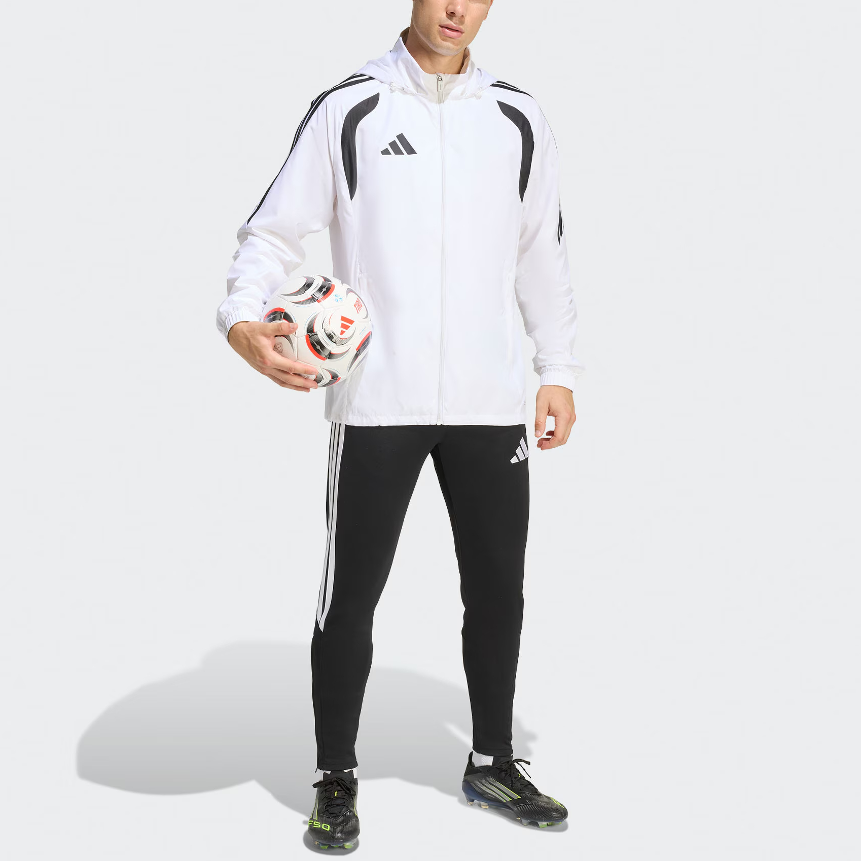 Ветровка TIRO26 LEAGUE для мужчин Adidas, белый/черный — фото 4