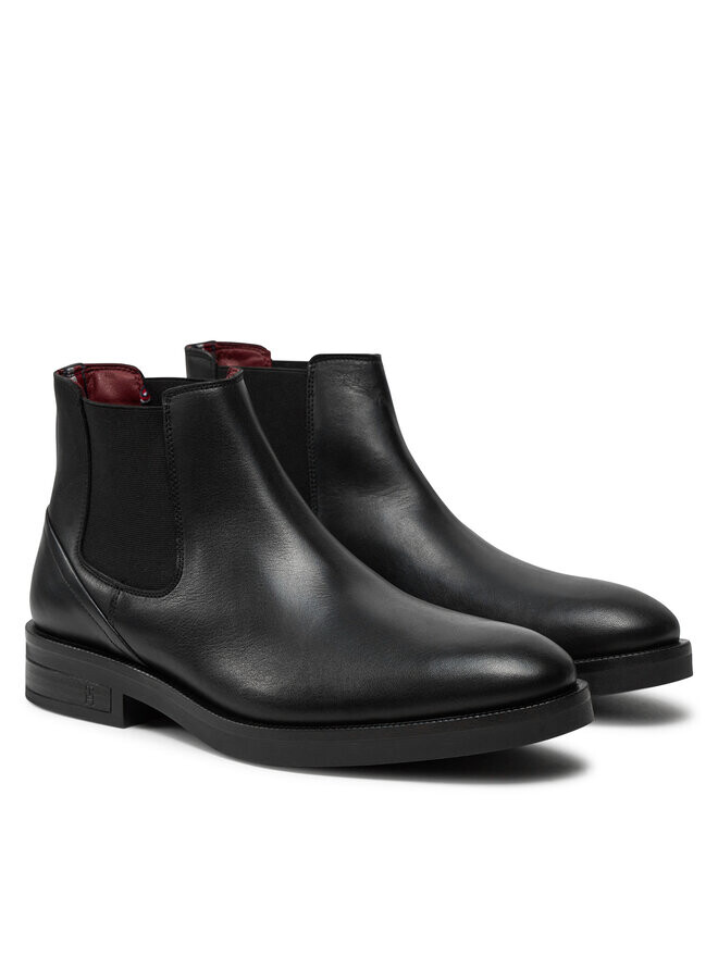 Ботинки Челси Tommy Hilfiger Chelsea Premium Hilfiger Tl Lth Chelsea FM0FM05185 Negro, черный — фото 2