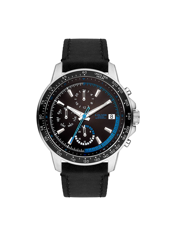 

s.Oliver Классические и элегантные наручные часы черного цвета