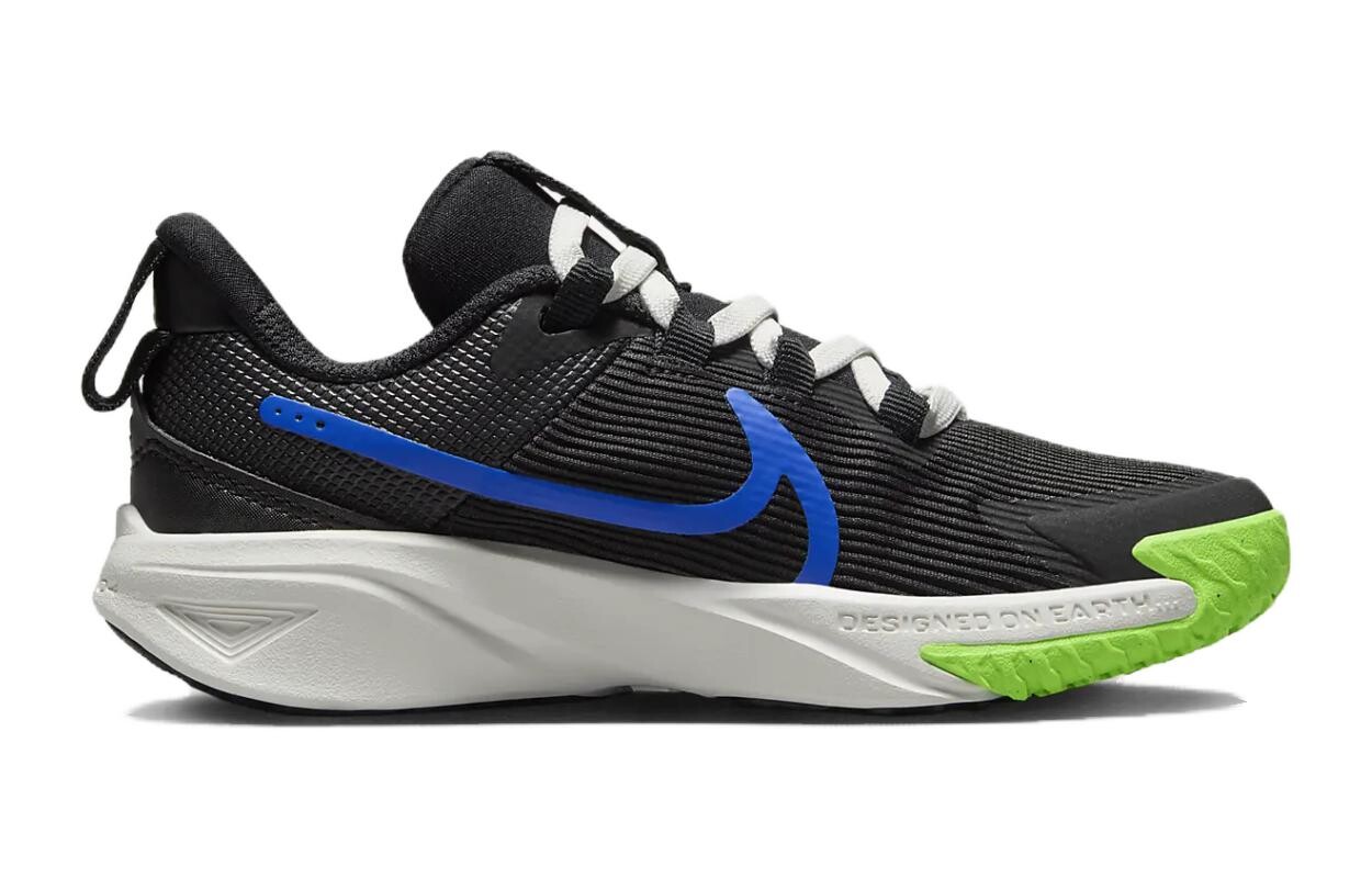 Кроссовки Nike Star Runner 4 PS 'Black Racer Blue', зеленый — фото 2