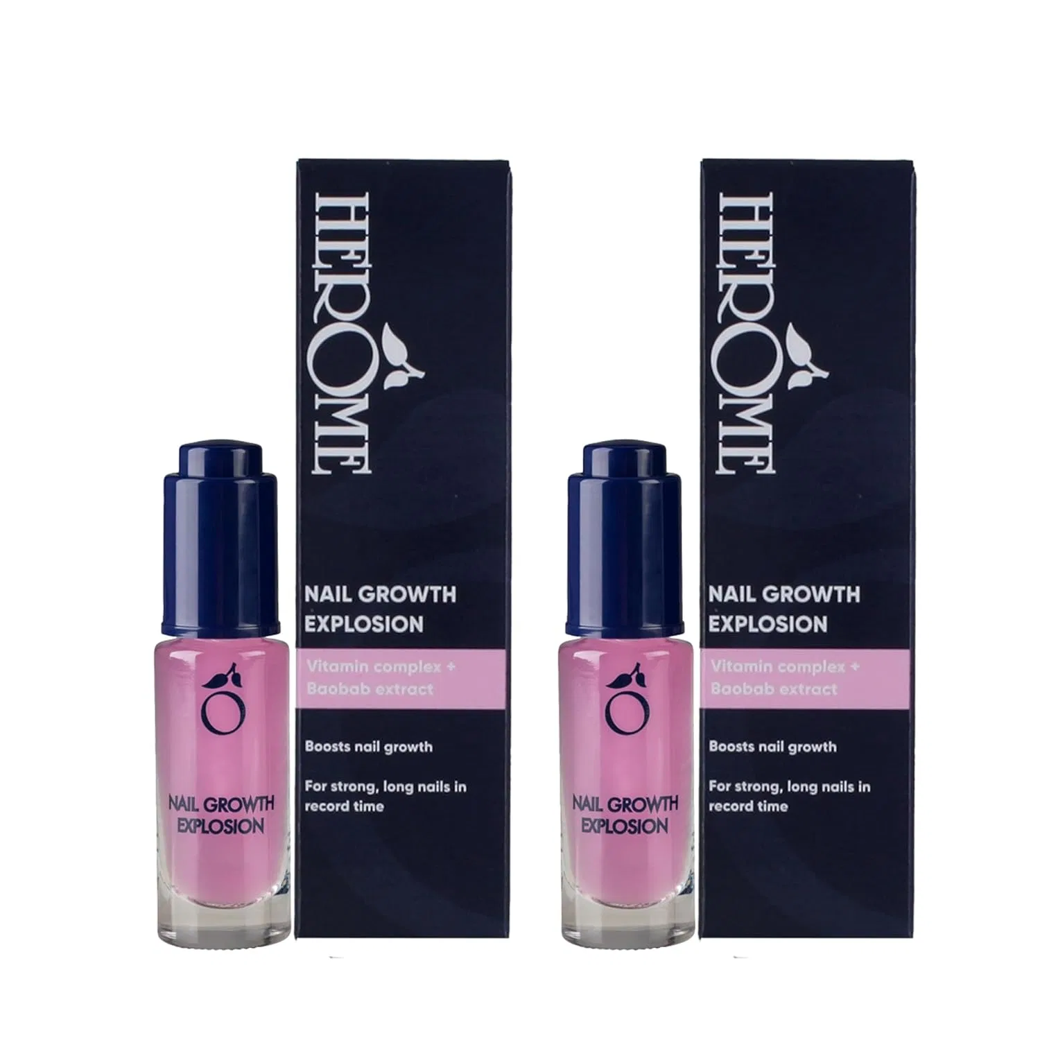 Набор из 2 сывороток для роста ногтей «Nail Growth Explosion» от Herome, 2 x 7 мл Herome, Pack Of 2