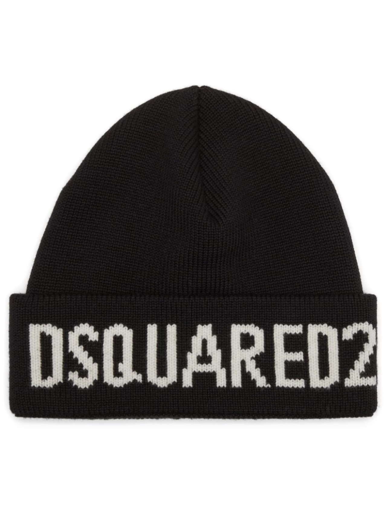 

Dsquared2 шерстяная шапка бини с логотипом, черный