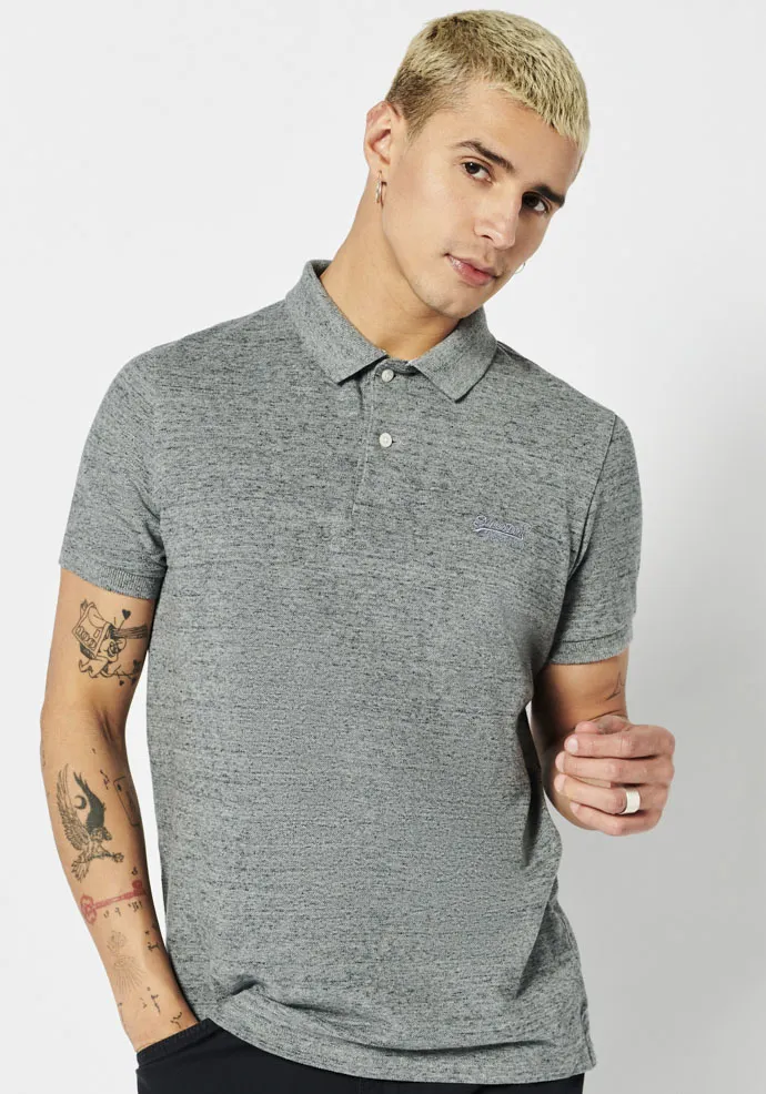 

Рубашка-поло Superdry "CLASSIC PIQUE POLO", цвет Flint Steel