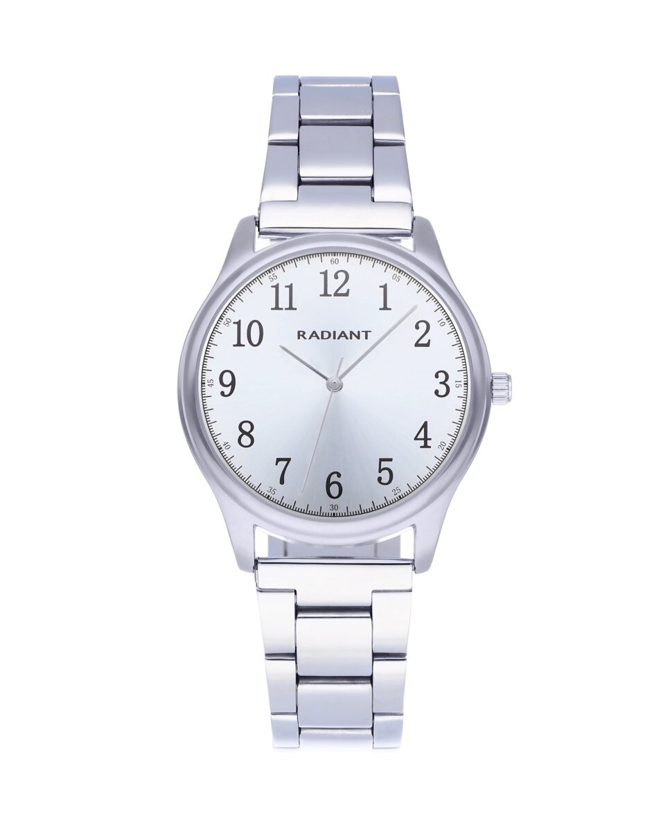 

Женские стальные часы Rex 34 мм RA574201 с серебряным ремешком Radiant, серебро