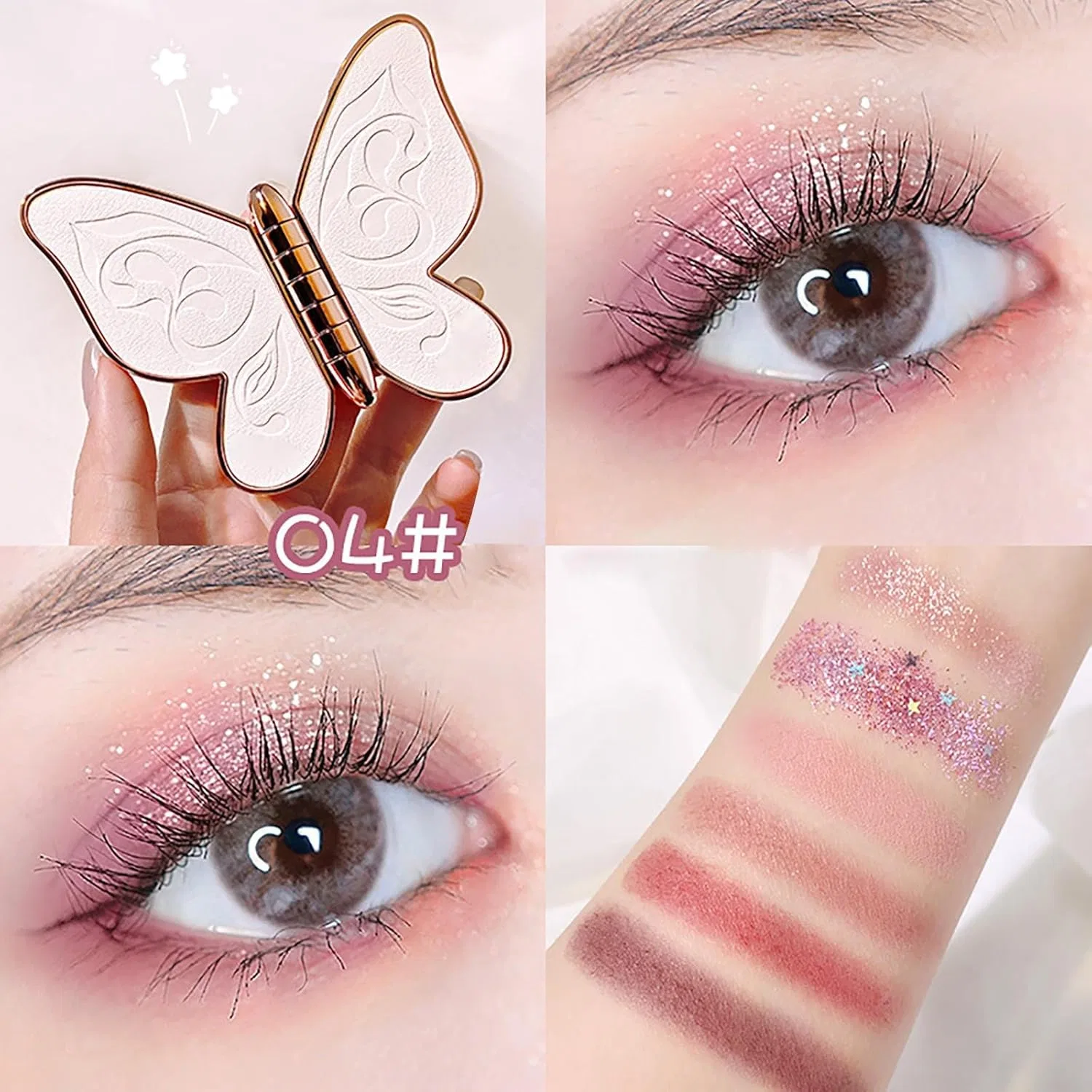 Тени для век Glitter Palette, Generic, 1 шт, D — фото 2