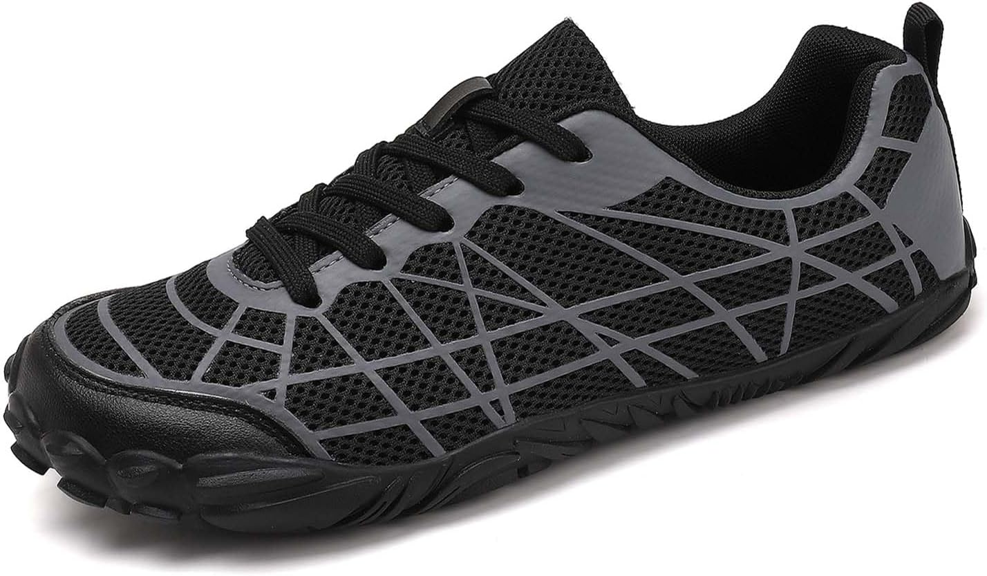 

Мужские ботинки с широким носком, больших размеров, для походов, повседневные, модные, спортивные, минималистичные, низкие, кухонные обувь Generic, черный