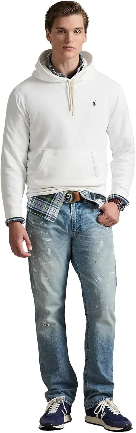 Мужская флисовая толстовка POLO RALPH LAUREN The RL, Rl Polo White — фото 4