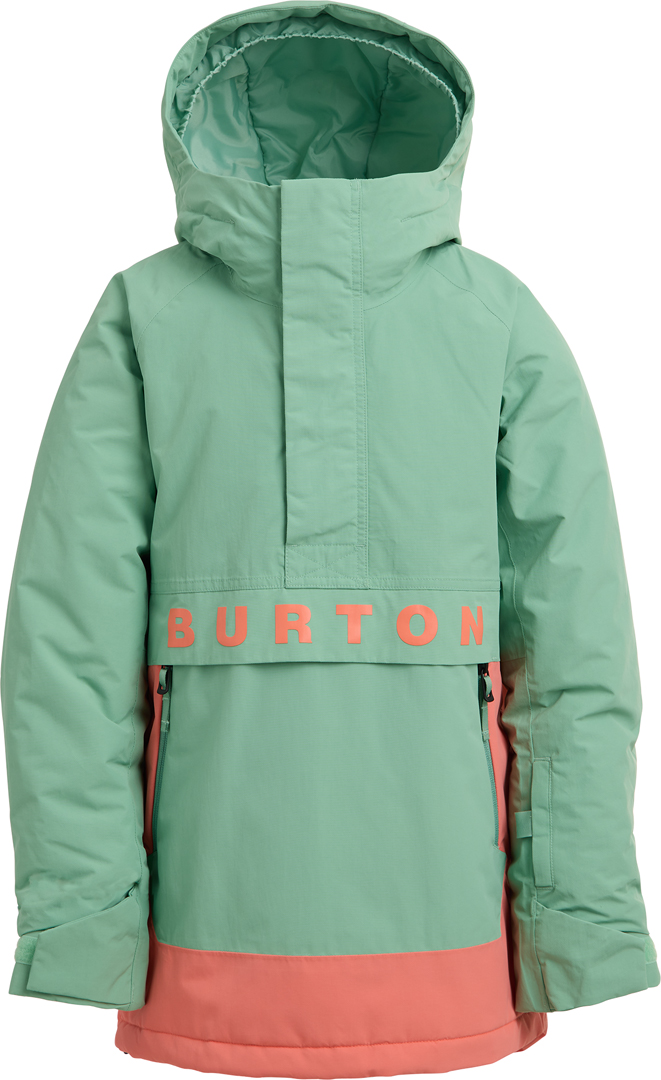 

Burton Детская куртка frostner anorak soft sage/peach echo M
