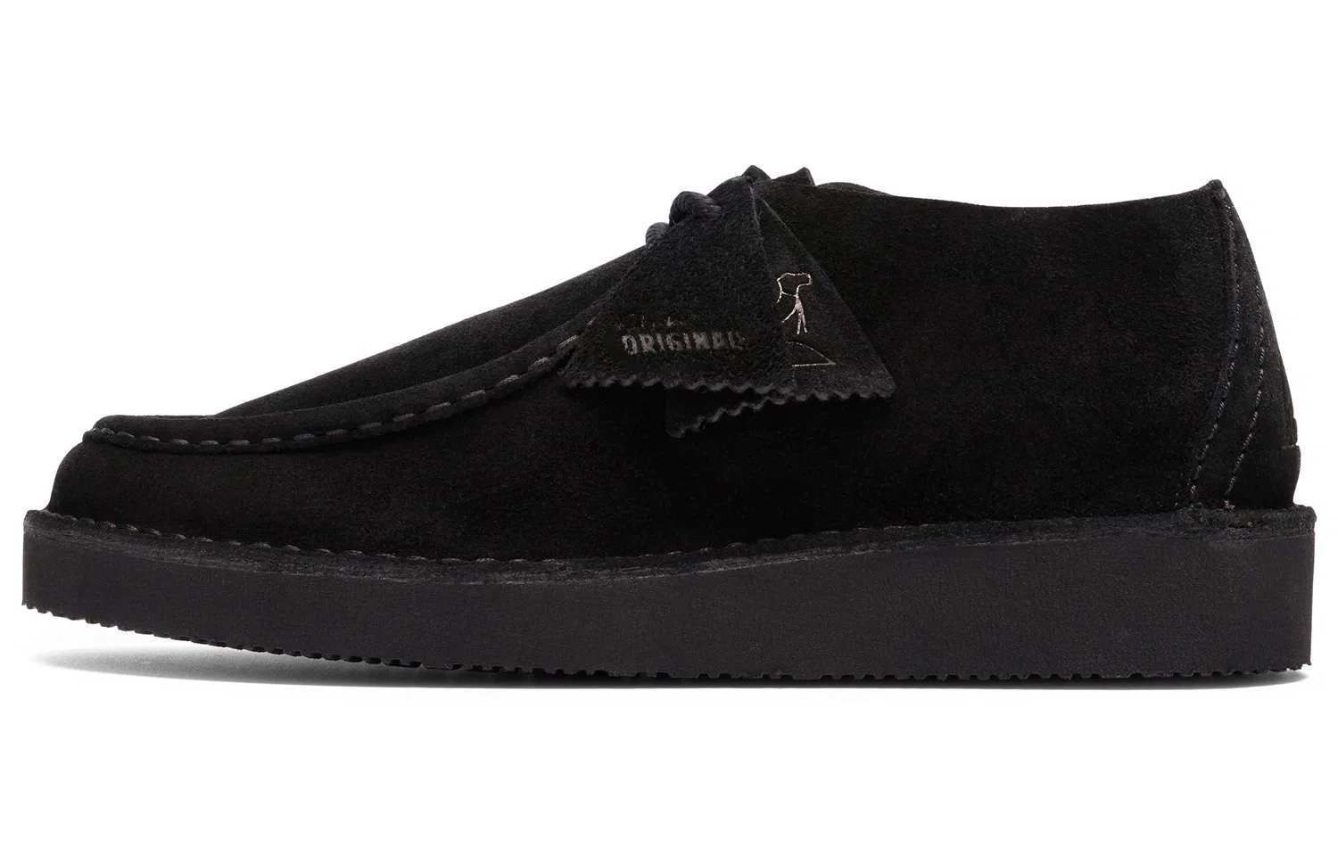 Clarks DSRTNomad2026 Cow Split Leather Vintage Casual Shoes Men's Black
