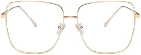 

Модные солнцезащитные очки для женщин, квадратная оправа из сплава, ретро-стиль, кристально чистые зеленые солнцезащитные очки для женщин MTZJH, Gold-clear