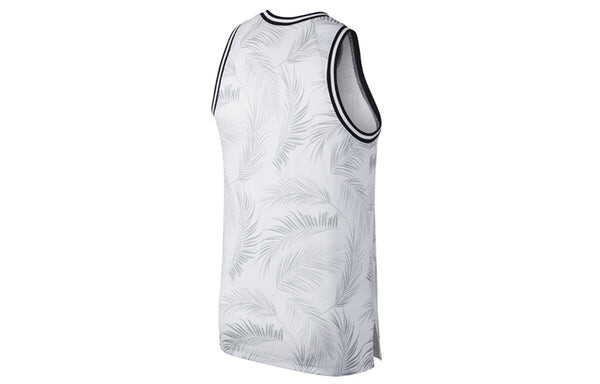 Спортивная футболка dri-fit dna printing basketball vest gray white Nike, серый — фото 2