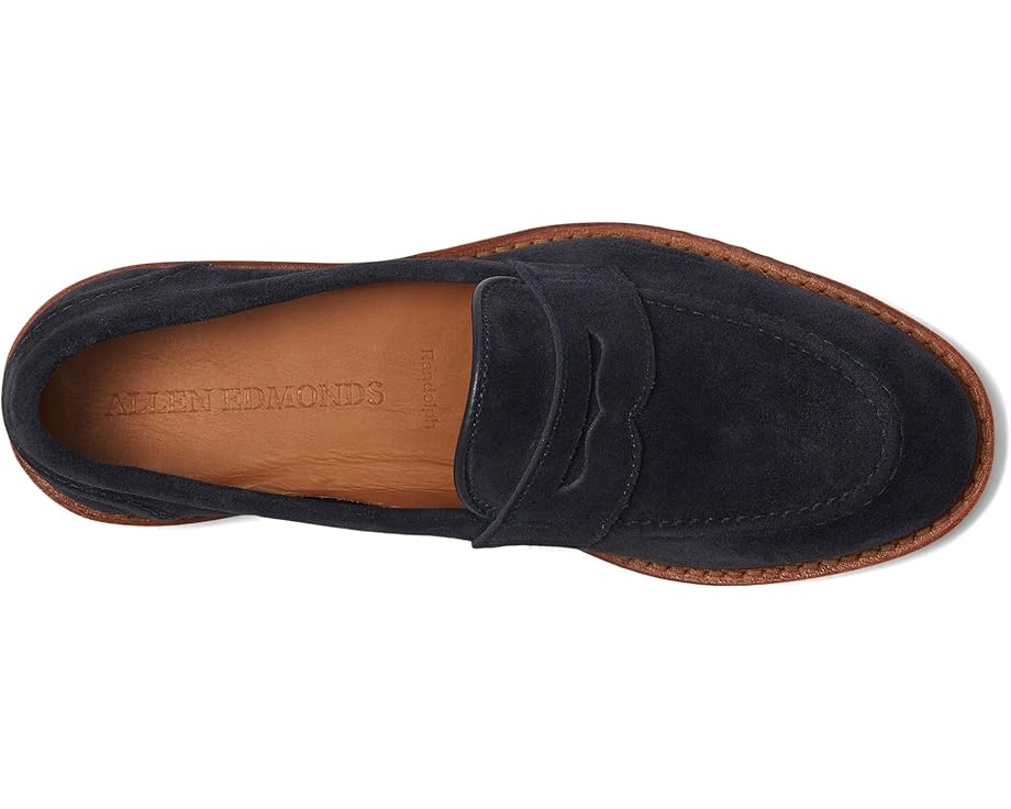 Лоферы Allen Edmonds Rand Verse Loafer/Moc Shoes, цвет Navy Suede — фото 2