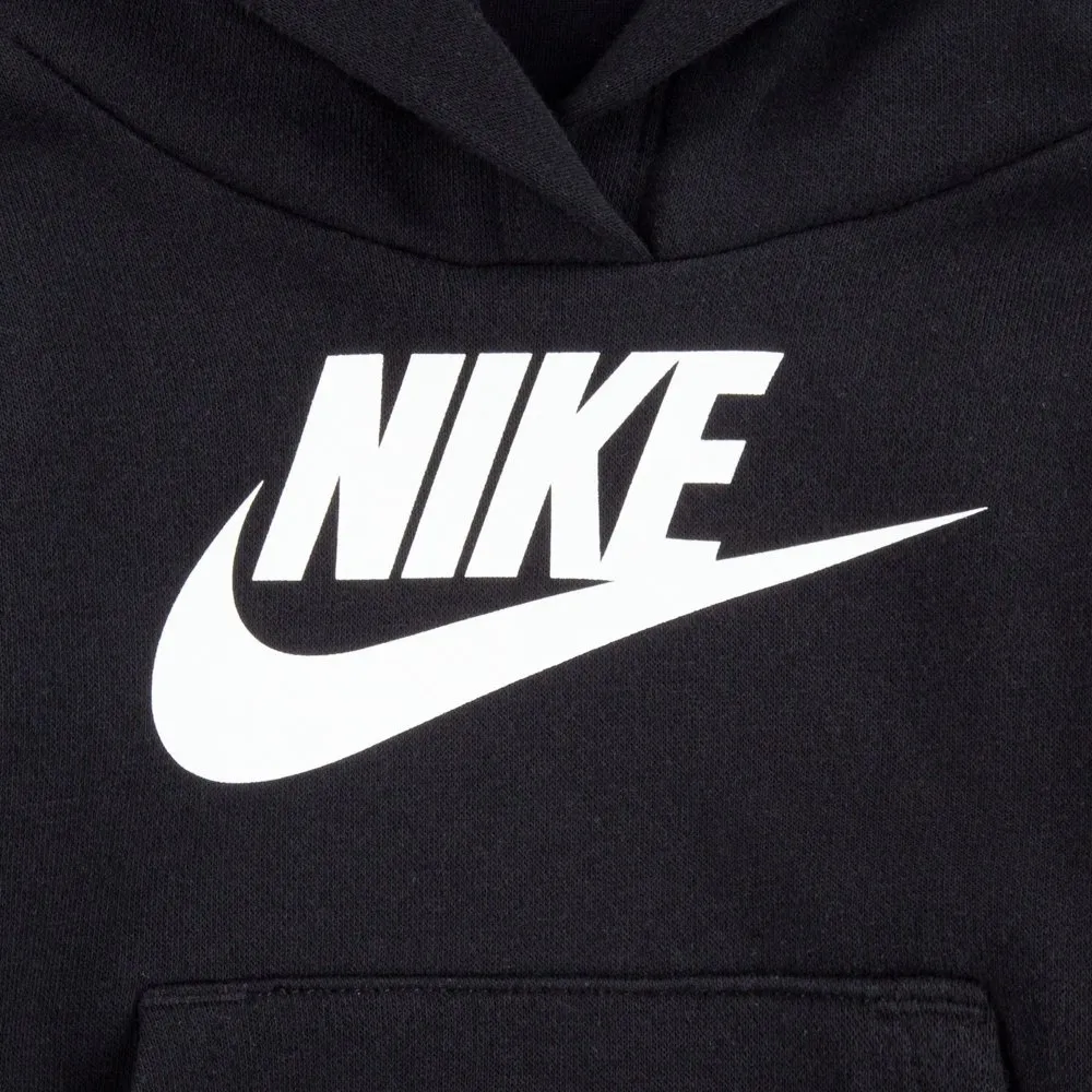 Толстовка Nike Club Fleece High Low, черный — фото 3