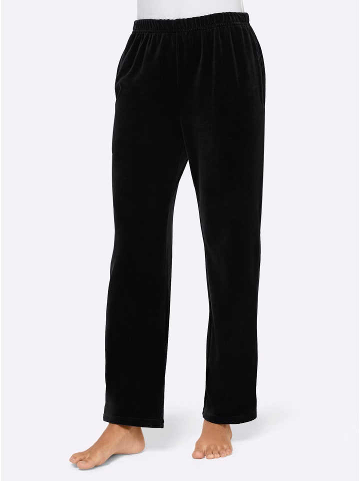 

WITT WEIDEN Велюровые брюки черного цвета