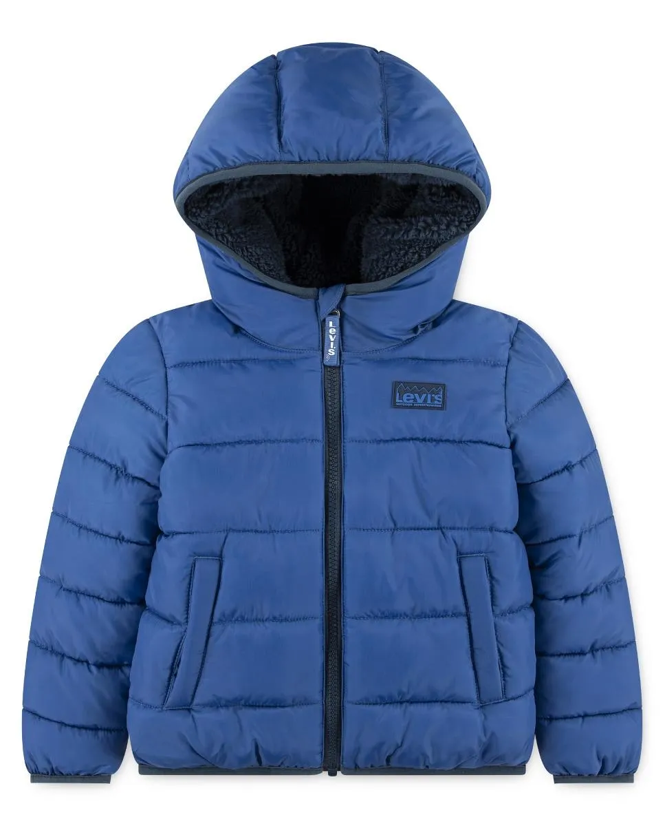

Стеганая куртка средней плотности с подкладкой Sherpa для мальчика Levi's, синий