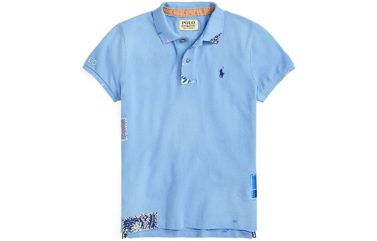 Polo Ralph Lauren SS22 Поло для женщин Blue — фото 3