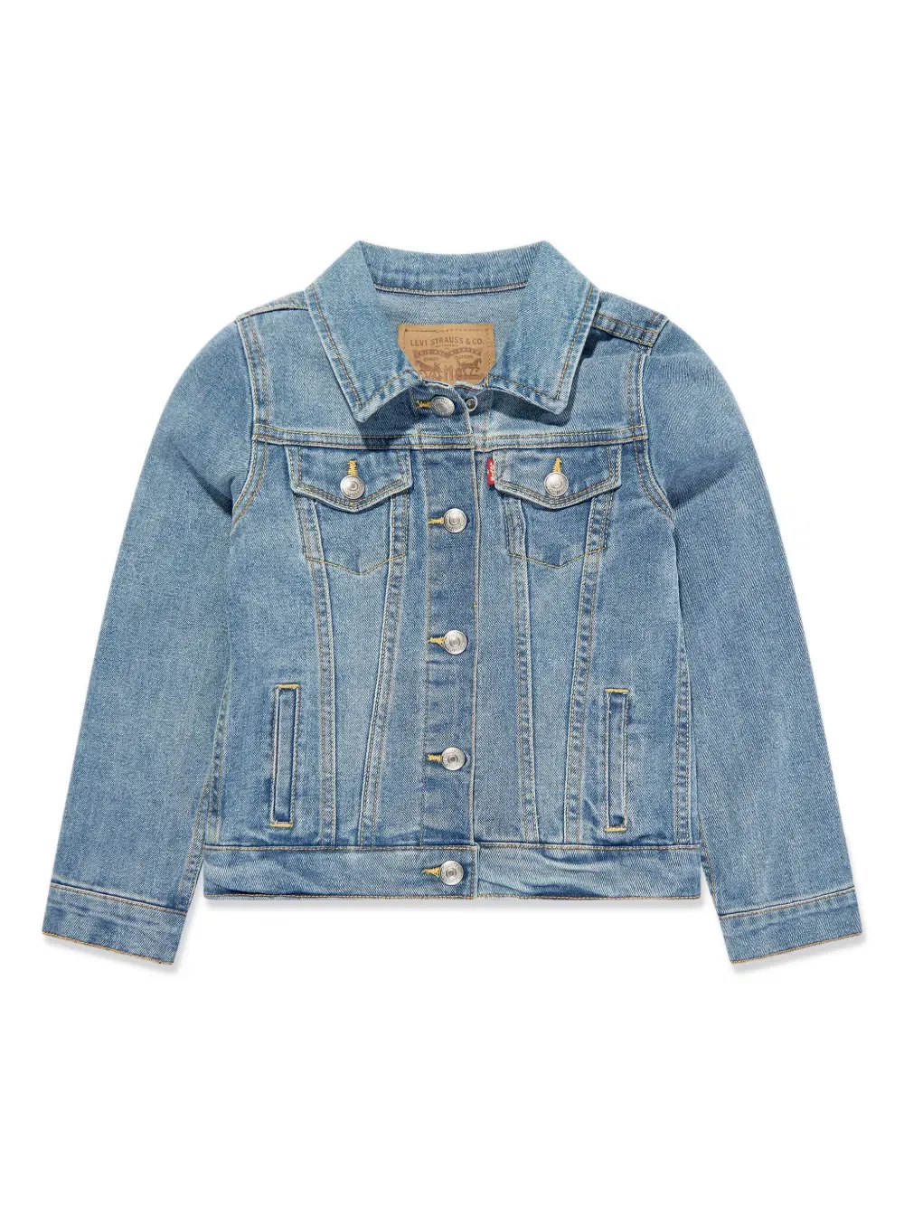 Джинсовая куртка на пуговицах Levi'S Kids, синий