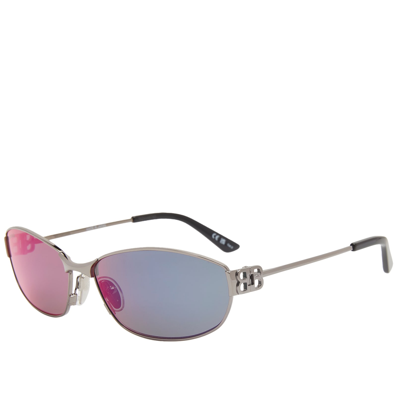 

Солнцезащитные очки Balenciaga Bb0336S Sunglasses, серебряный