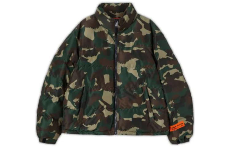 

Утепленная куртка с камуфляжным принтом Heron Preston, цвет Green Camouflage