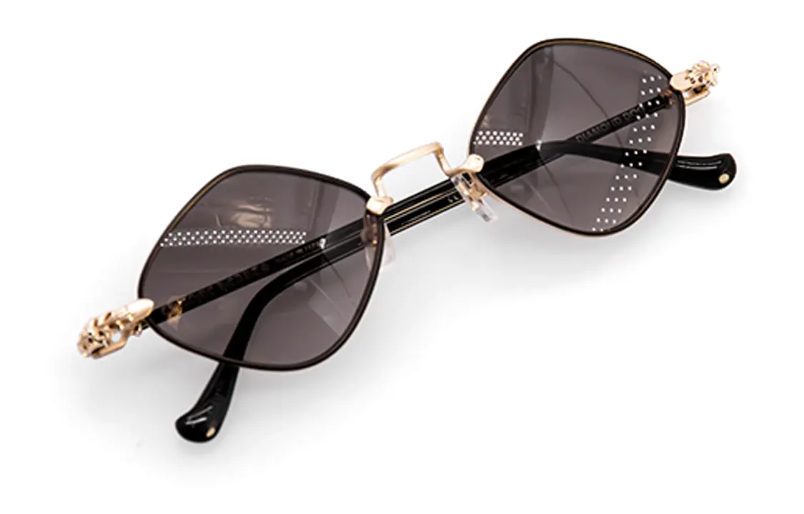 Chrome Hearts Неправильной формы солнцезащитные очки унисекс черные, Black — фото 4