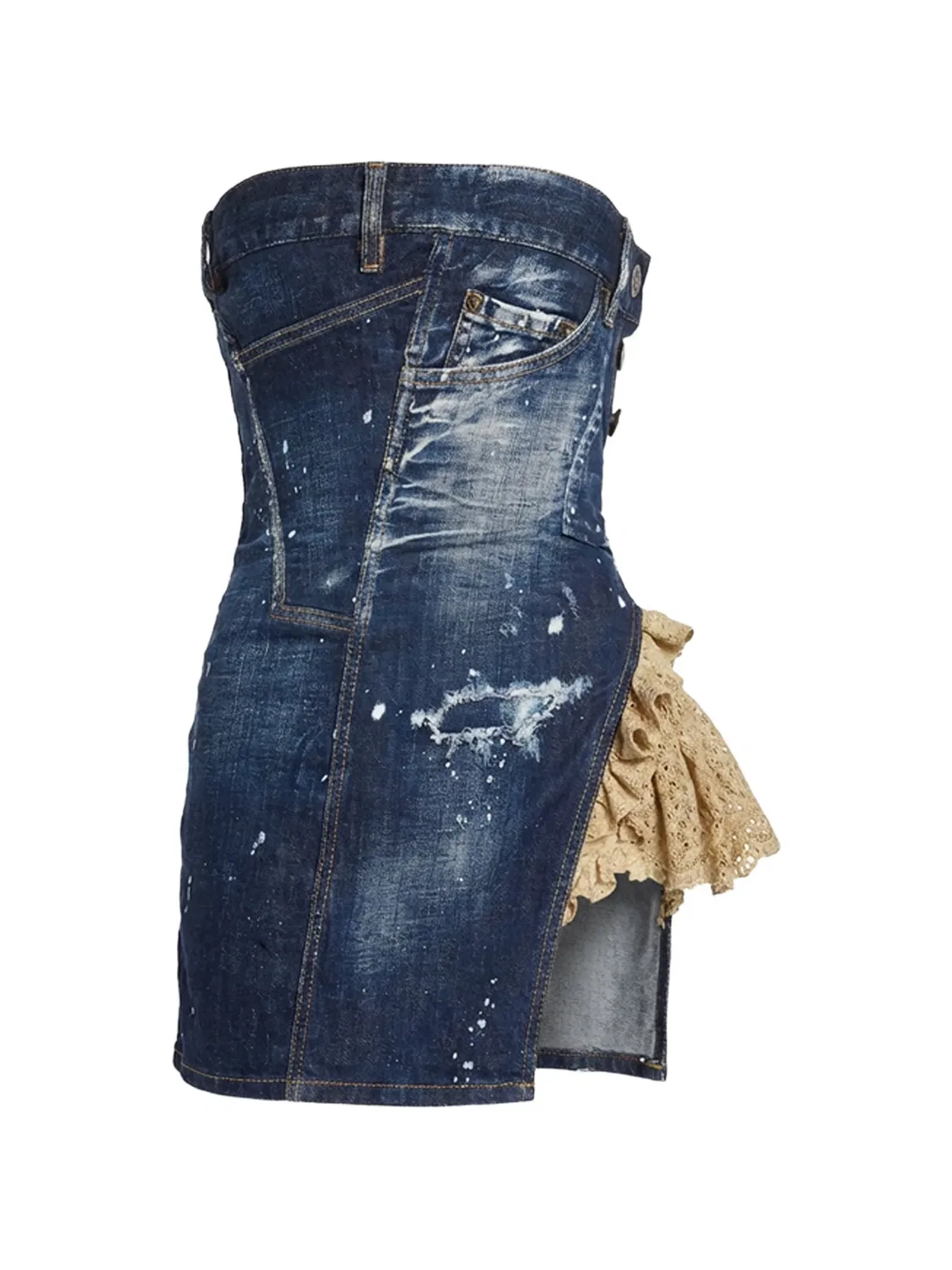 Джинсовое платье DSQUARED2, синий