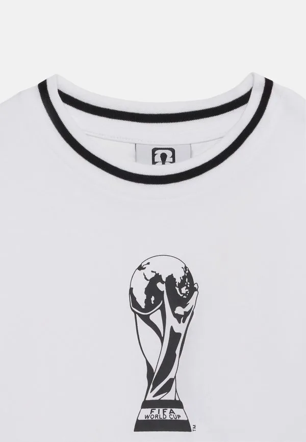 Футболка jorfifa с круглым вырезом и принтом Jack & Jones Junior, Bright White — фото 4