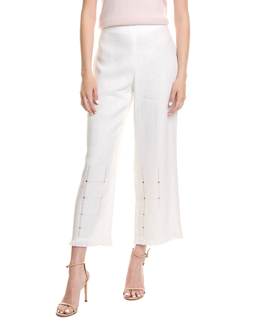 

Лафайетт 148 Нью-Йорк Ажурные льняные брюки Lafayette 148 New York, белый