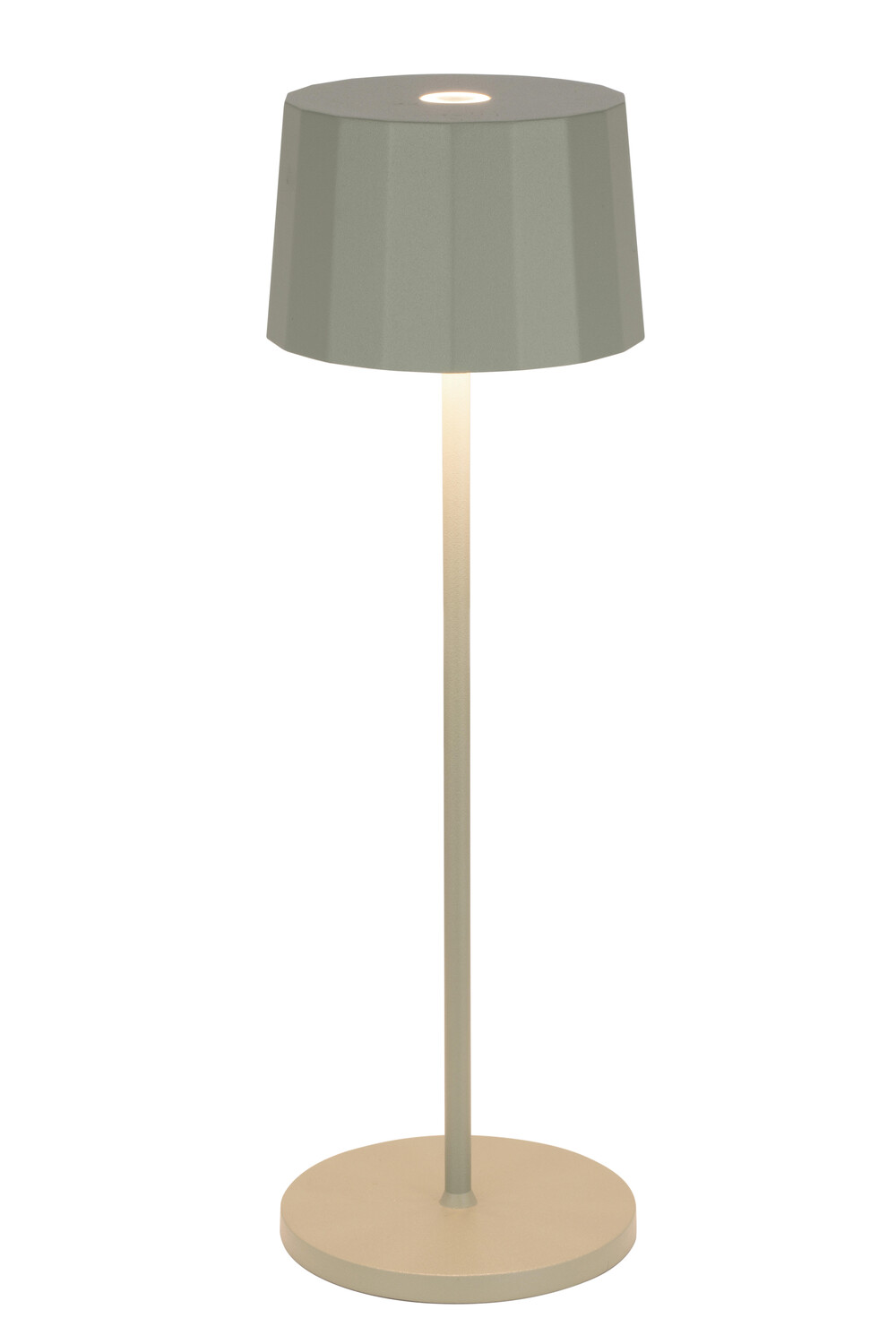 

Настольная лампа на аккумуляторе Dieter Knoll, 11x35 см, зеленый