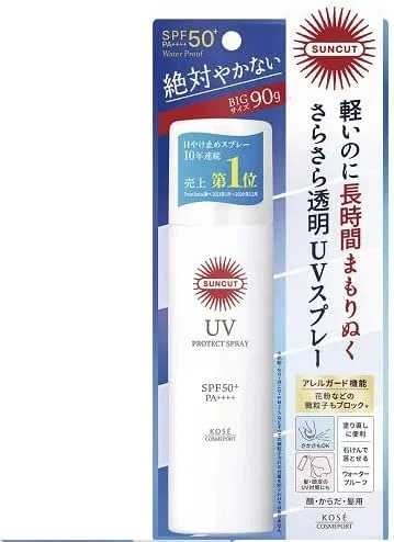 Спрей солнцезащитный Suncut R Protect UV, Kose Cosmeport, 90 мл