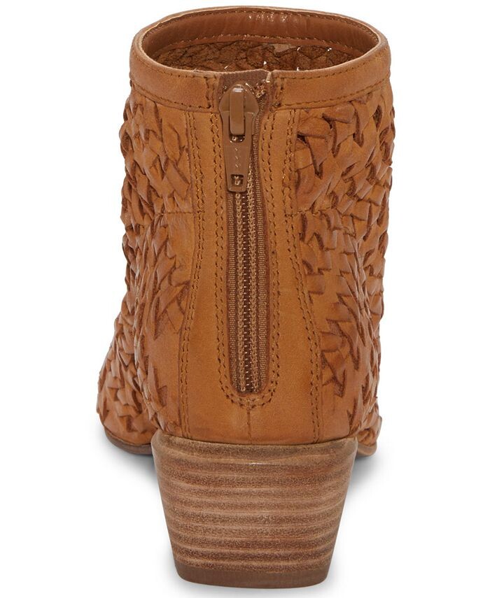 Женские тканые босоножки на каблуке с открытым носком Mofira Lucky Brand, цвет Tan Leather — фото 3