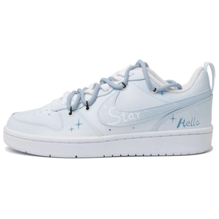 

Кроссовки Nike Court Borough Skateboard Shoes Women's Low-Top Blue, Синий, Кроссовки Nike Court Borough Skateboard Shoes Women's Low-Top Blue