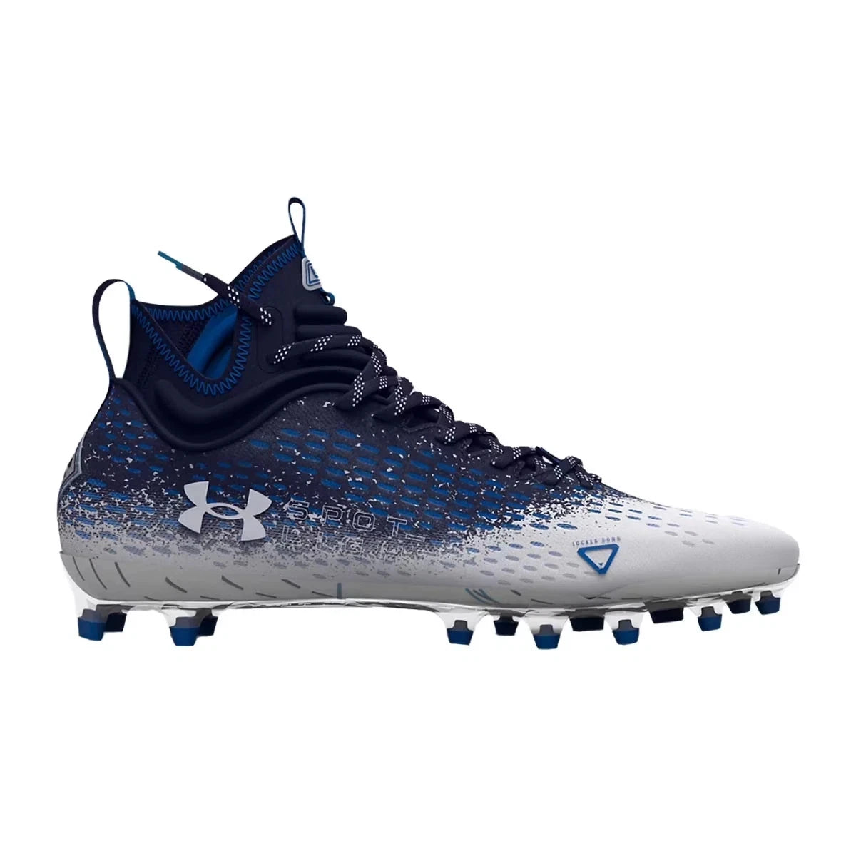 

Мужские футбольные бутсы Under Armour Spotlight Lux MC 20 3025082-401 синего цвета GBNC1582