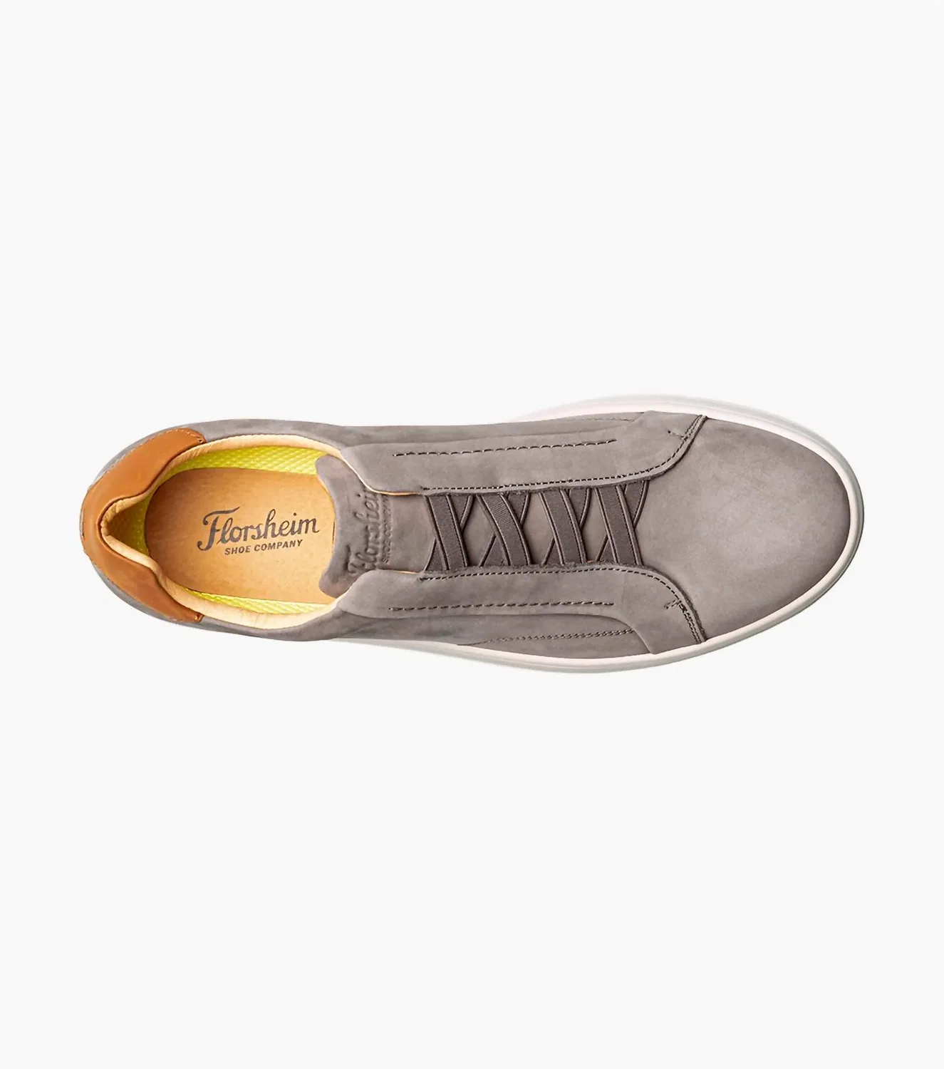 Florsheim Мужские слипоны Monopoli серого цвета — фото 4