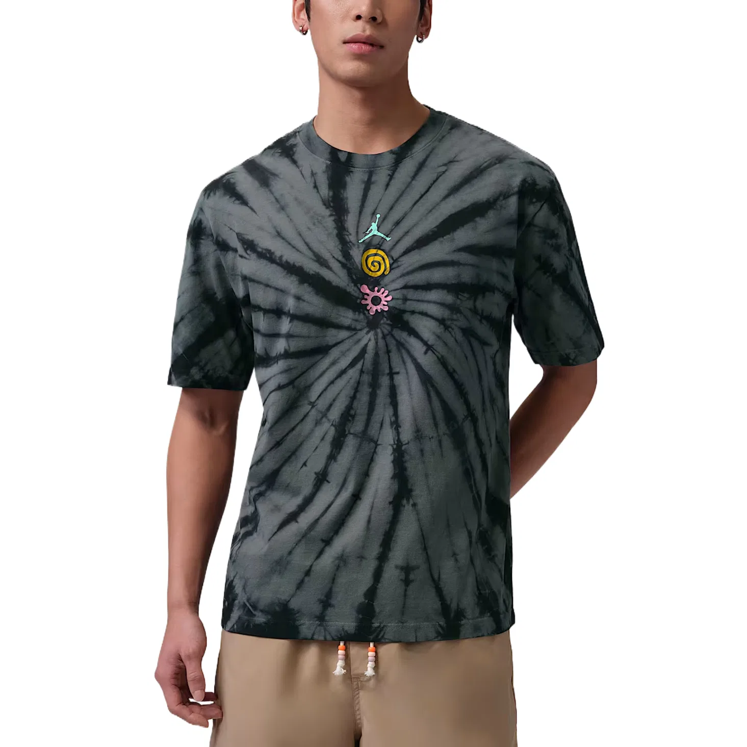 Футболка мужская Brooklyn Tie-Dye Festival Jordan, Iron Gray
