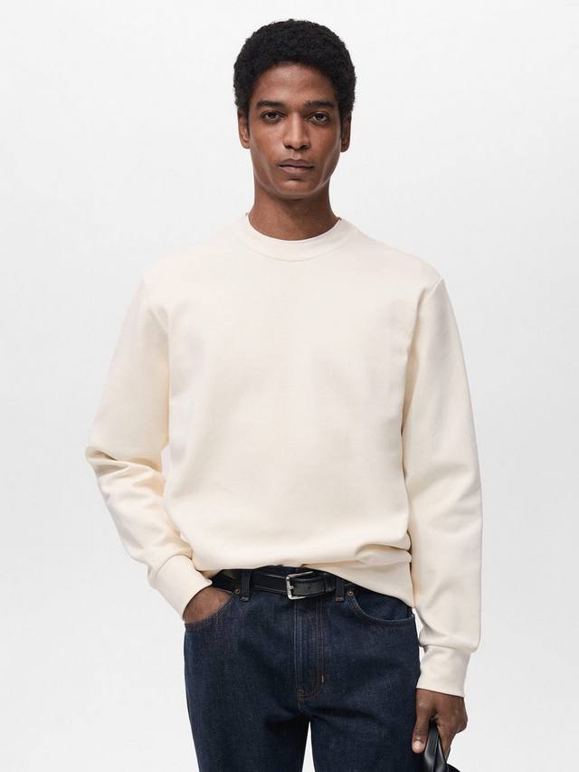 

Толстовка Nole из хлопковой смеси Mango, Natural White