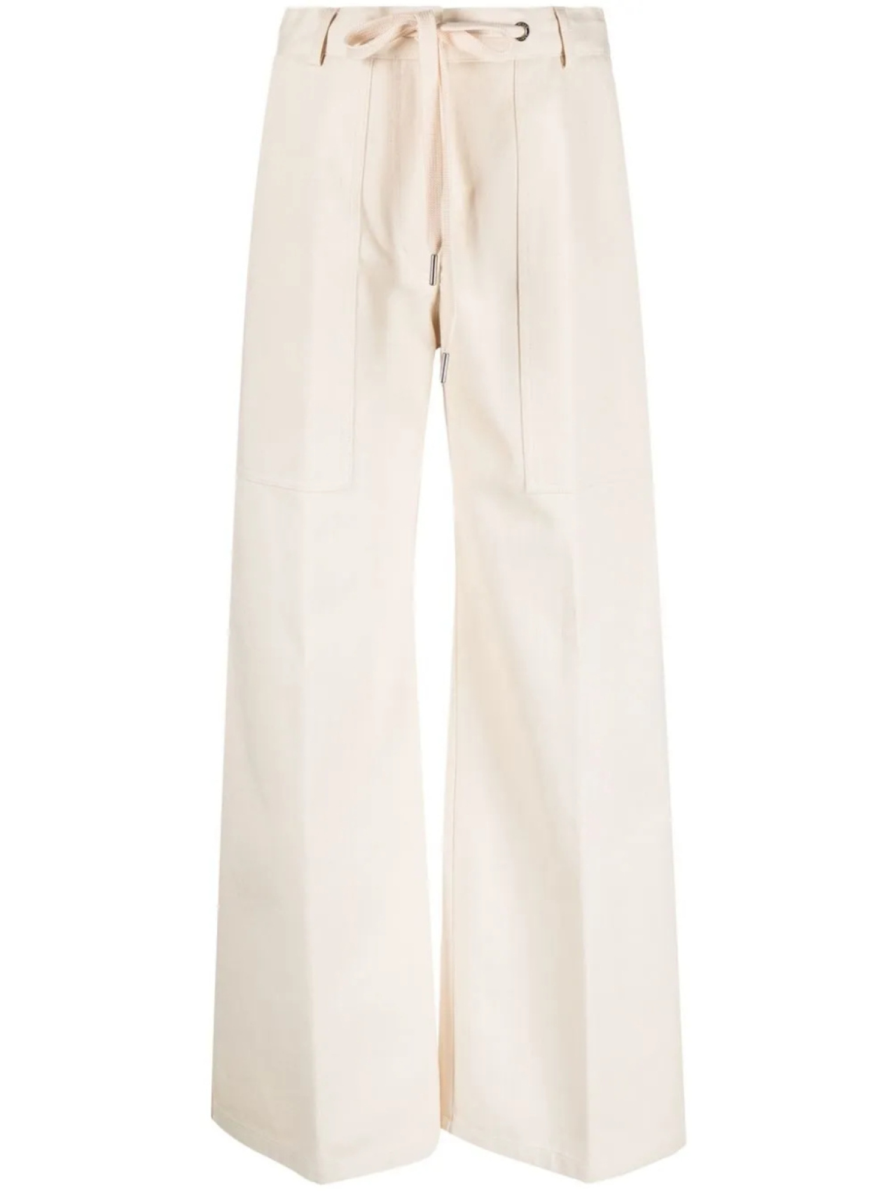 

Moncler широкие брюки с кулиской, нейтральный